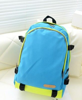 2014 best selling school bag travel bag candy color backpack