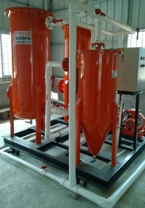 Biogas scrubber/de-sulphur system/biogas purify system