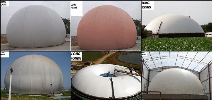 Biogas membrane/biogas holder/biogas bags/Biogas cabinet/double membrane cabinet