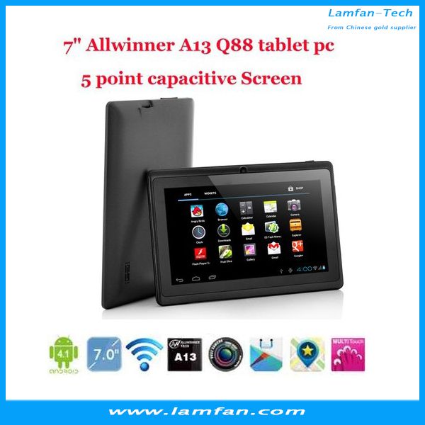 2014 Cheap and best selling A13 Q88 7 inch Tablet PC