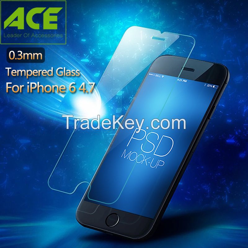 0.3mm 2.5D Tempered glass screen protector for Apple Iphone 6