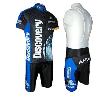 2007 Discovery Channel Cycling Jersey and bib Shorts Set