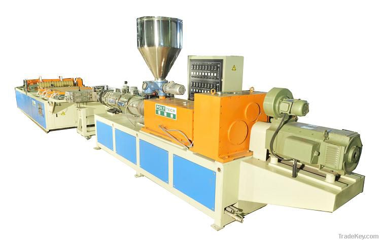 PP / PE / PVC Plastic Roofing Sheet Extrusion Line For Wave Roof Tile