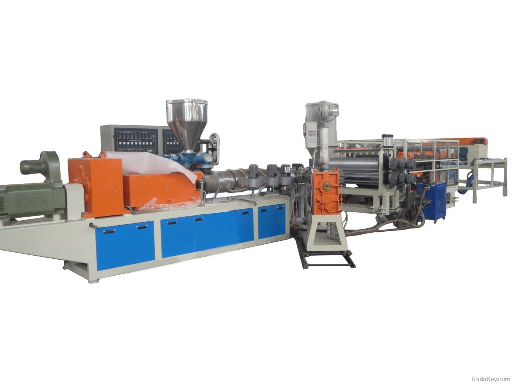 Glazed Plastic Roofing Sheet Extrusion Line