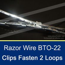 hot-dip galvanized razor wire(BOT)