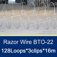 hot-dip galvanized razor wire(BOT)