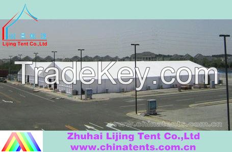 Steel sandwich panels warehouse tent with Block out PVC fabric roof cover