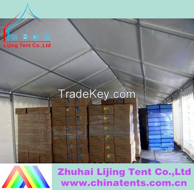 Steel sandwich panels warehouse tent with Block out PVC fabric roof cover