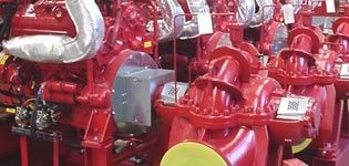 Pumps and package pumping station for fire-fighting