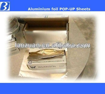 aluminium pop-up foil sheets
