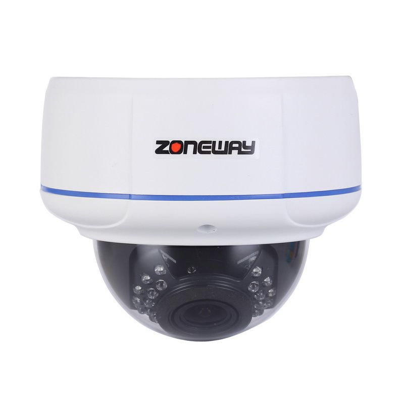 H.264 1080P Vandal-proof Dome IP Camera (ONVIF, RTSP and Multi-Screen Software)