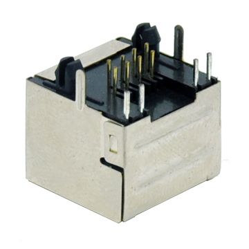 RJ SIDE ENTRY 1X1 LED JACK AVAILABLE IN 1X1~1X8 POLE