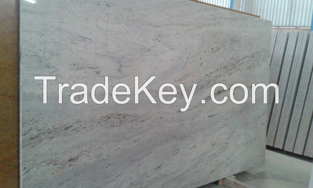 Kashmir White Granite Slabs