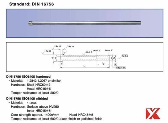 DIN15756 EJECTOR PIN