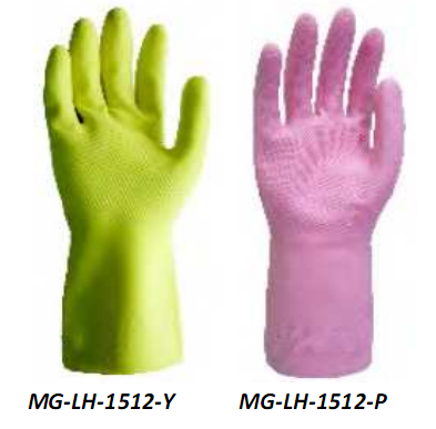  Light Duty Flock lined Household Rubber Glove