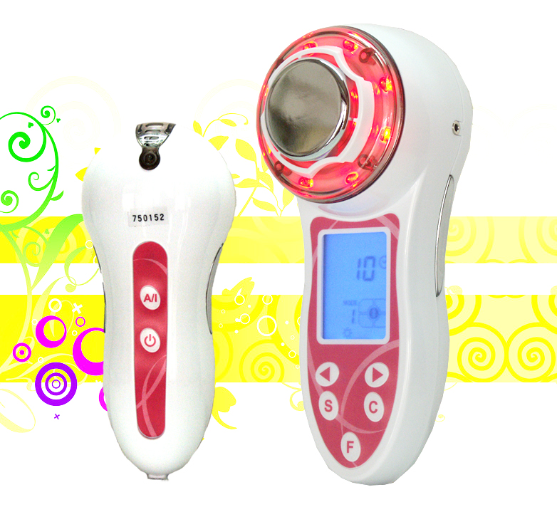 Ultrasonic + Photon Light 6 In 1 Portable Massager