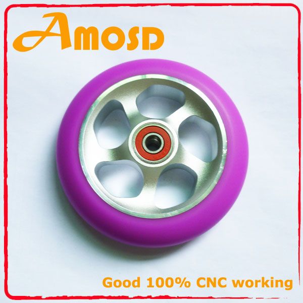 Alloy metal core, PU scooter wheels