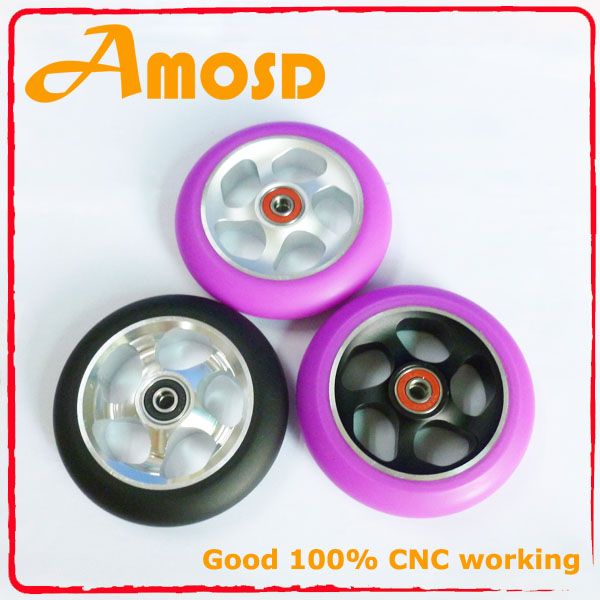 Scooter pu wheels, metal core pu wheel, pro scooter wheel