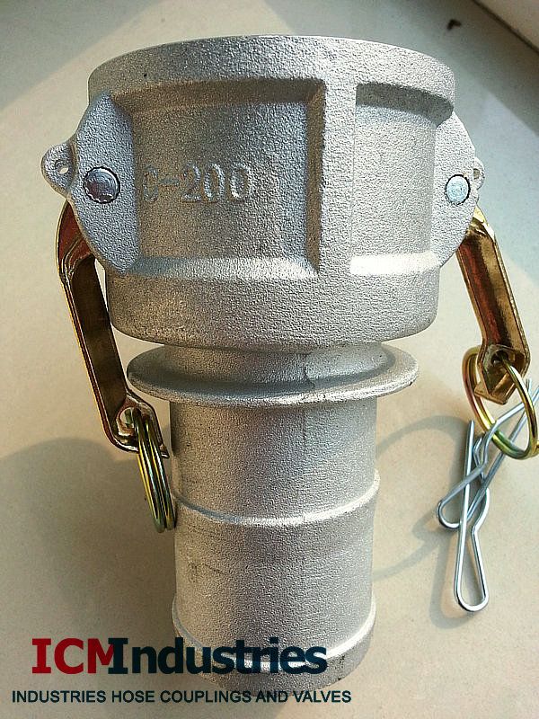 Aluminium camlock coupling