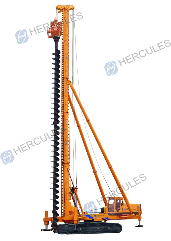 Crawer type long drilling rig piling working machine