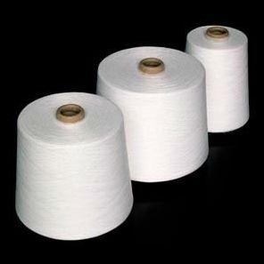 Raw White Polyester Yarn 30s 
