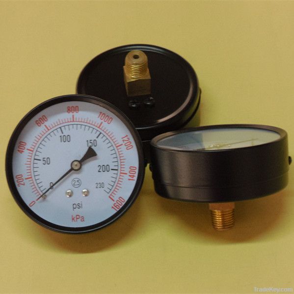 durable 2inch 50mm steel case dry pressure gauge/pressure manometer