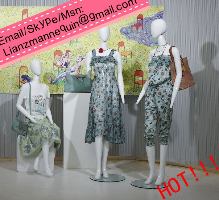 store fixture fiberglass modern female display mannequin