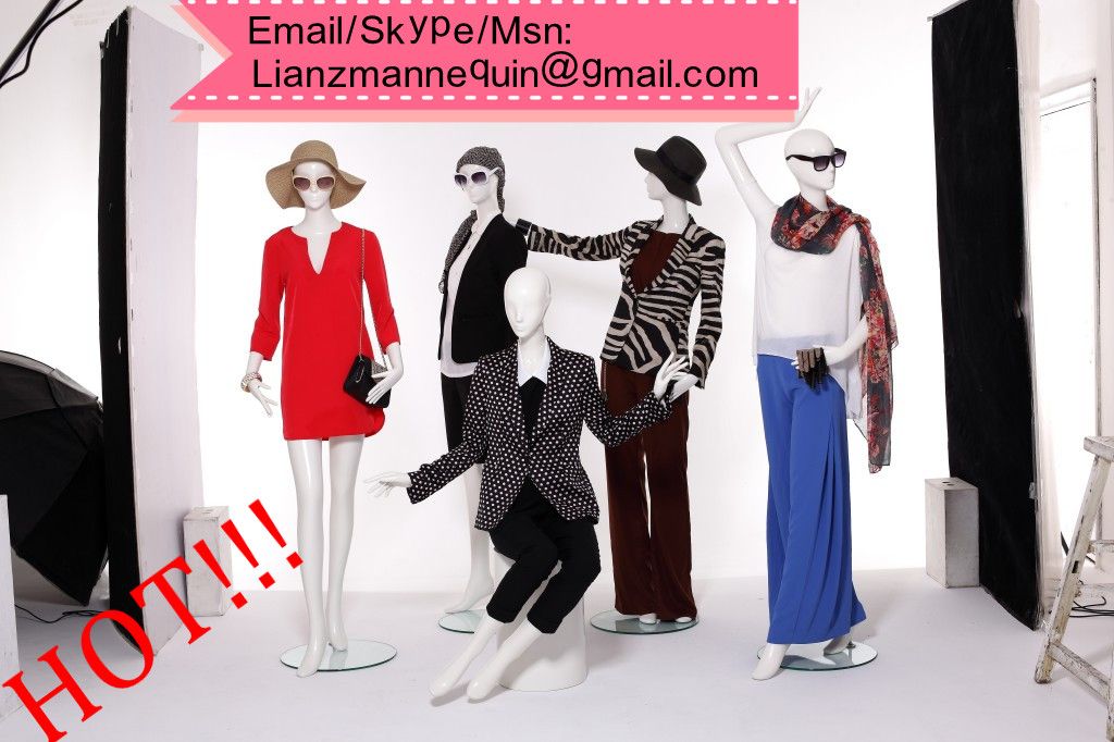 store fixture fiberglass modern female display mannequin