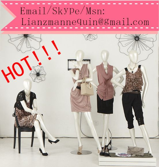 store fixture fiberglass modern female display mannequin