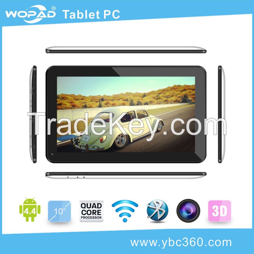 10.1 inch android 4.4 Q102 hot quad core tablet pc