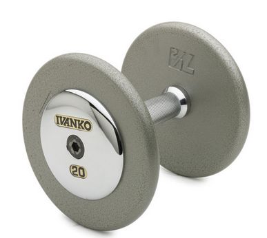 Fixed grey baked dumbbell bs1009