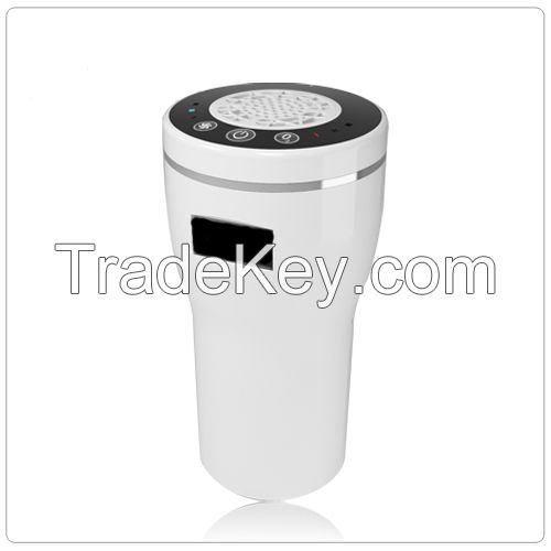 Mini car ionic, ozone and activated carbon air purifier