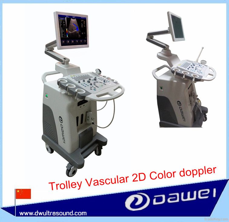 Econonimcal trolley color doppler machine with amazing price
