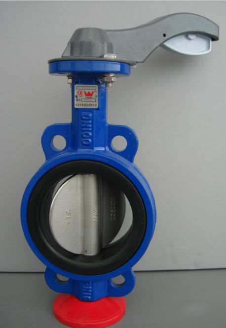Wafer Butterfly Valves Hand Lever Cast Iron Body
