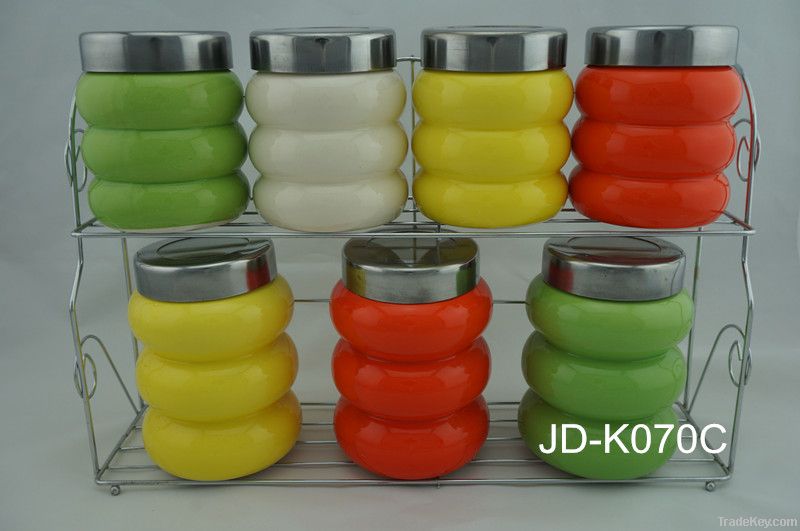 Ceramic Seal Pot JDK070C Color seal pot