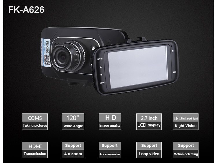 1080P bulk FHD car black box gps