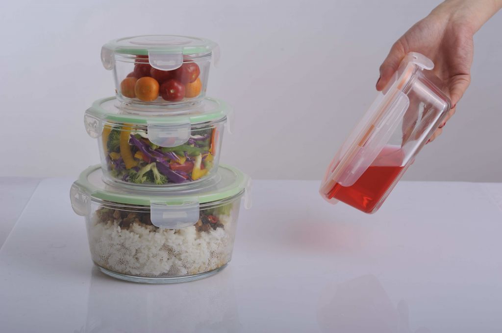 Airtight Pyrex Glass Food Storage Containers With Lids