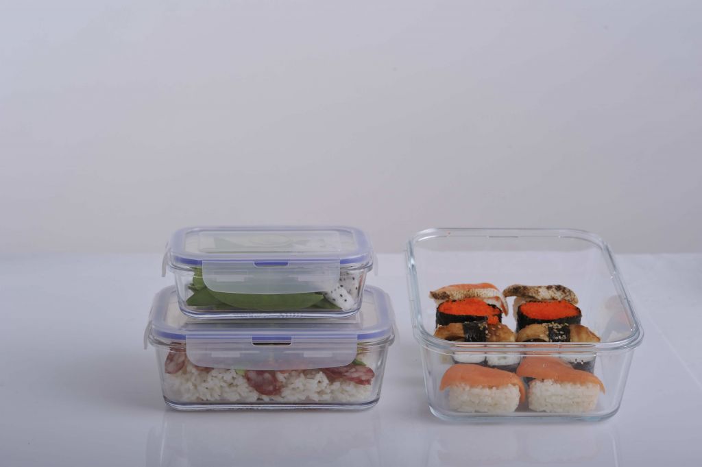 Airtight Pyrex Glass Food Storage Containers With Lids