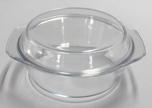 Clear High Borosicilate Pyrex Glass Casserole