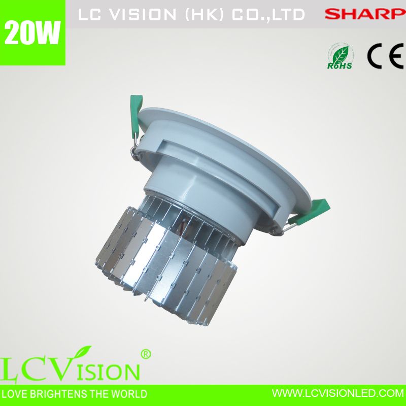 20W SHARP LED Down Light/ Adjustable / Dimming /1900lm