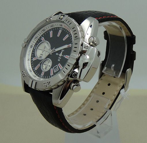 mens leather strap watch YS2012022