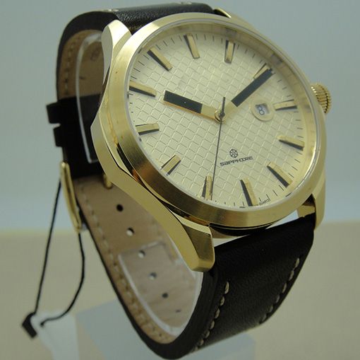 Mens leather watches