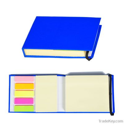 Promotion hard cover with sticky note set