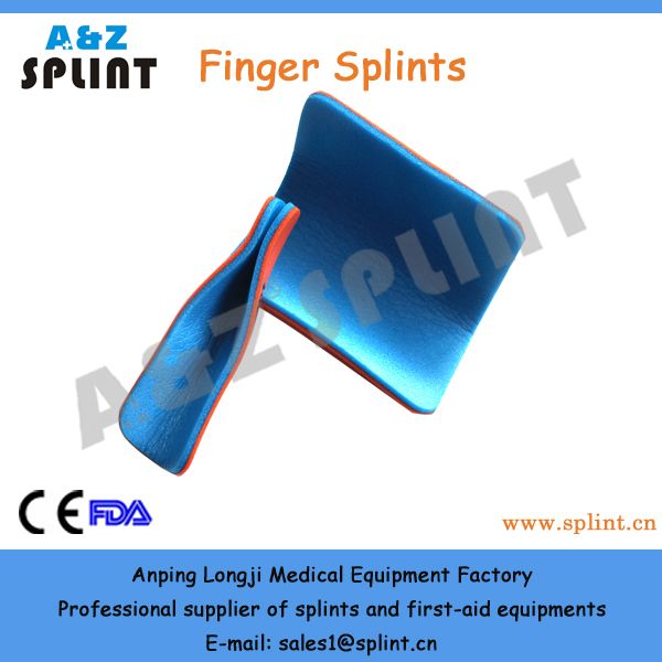 Radiolucent finger splint