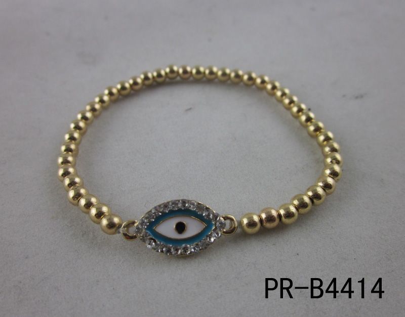 cheap hot sale resin beads bracelet eye bracelet