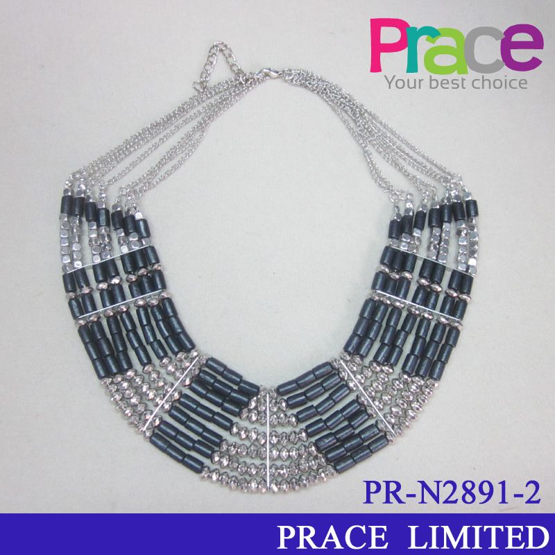 fashion new design seed beads necklace for ladies