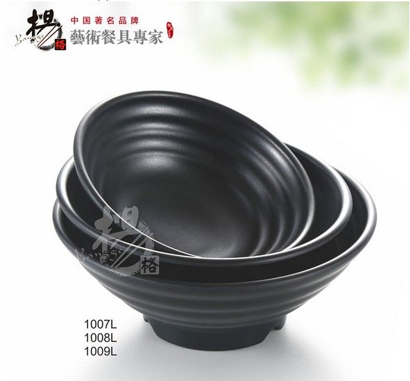 Big plastic bowl Melamine noodle bow rice bowl soup bowl set restaurant tableware hotel supplies dishes