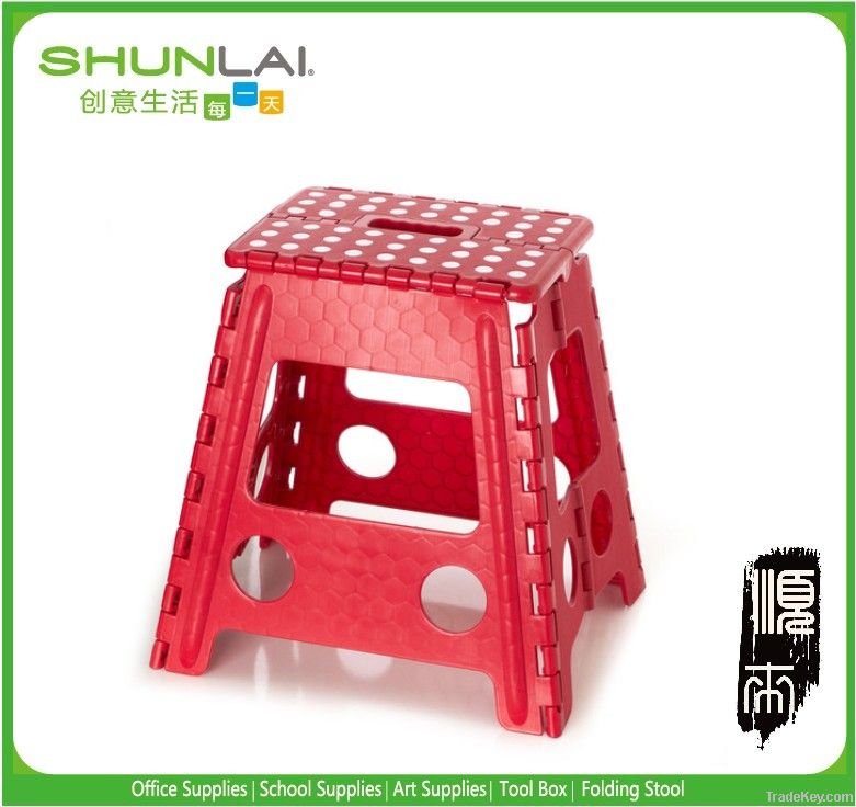 protable plastic folding stool with PPmaterial