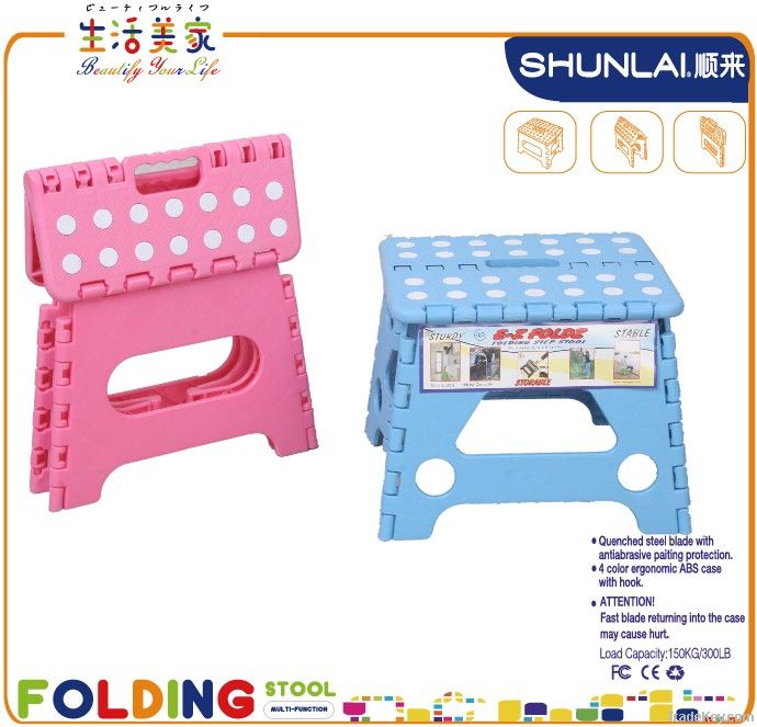 hot sale plastic folding step stool, bar stool with PPmaterial