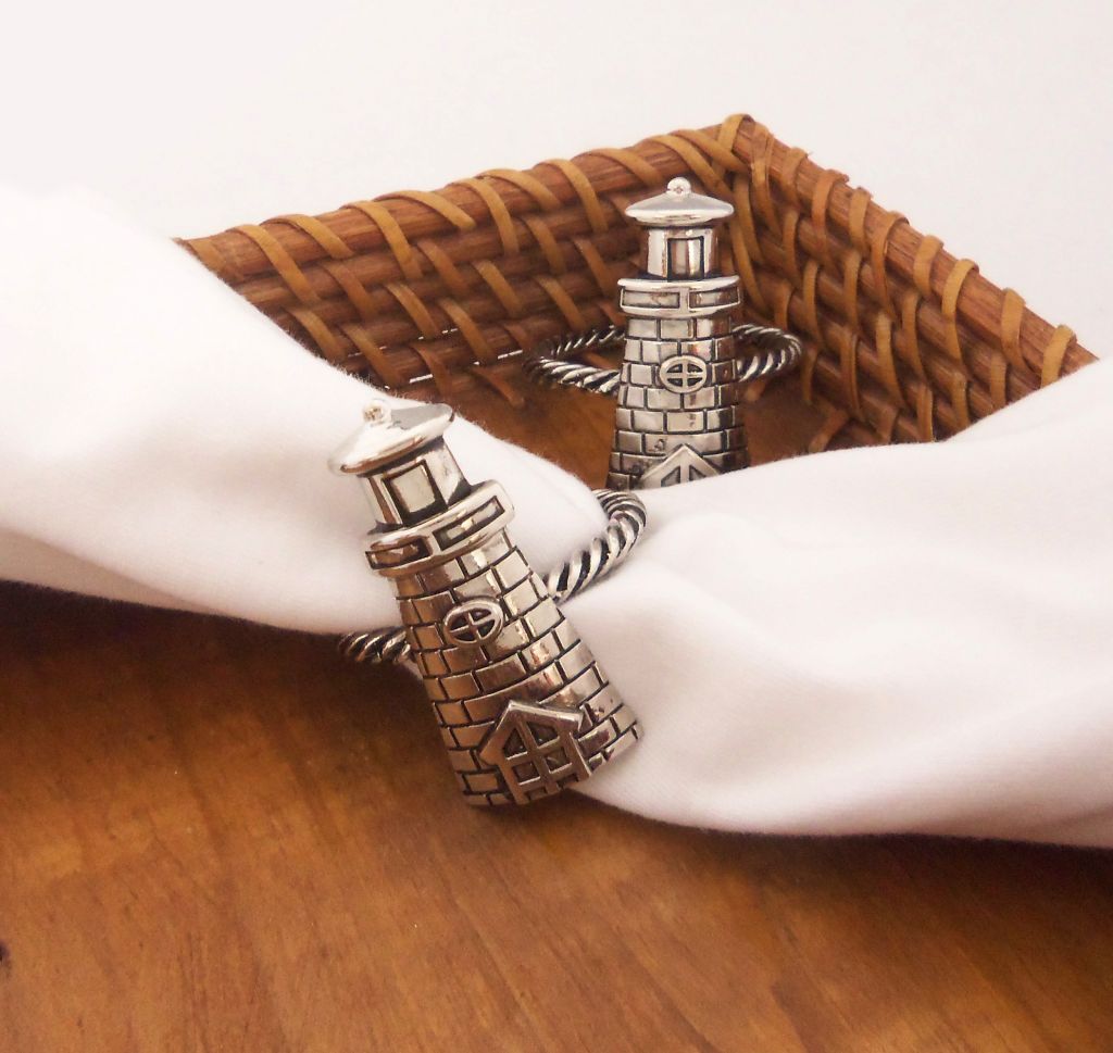 Lighthouse Napkin Ring for Wedding, Party, Dinner decoration